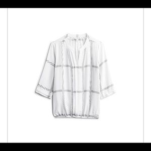 Jaunis gathered hem blouse 41 Hawthorn